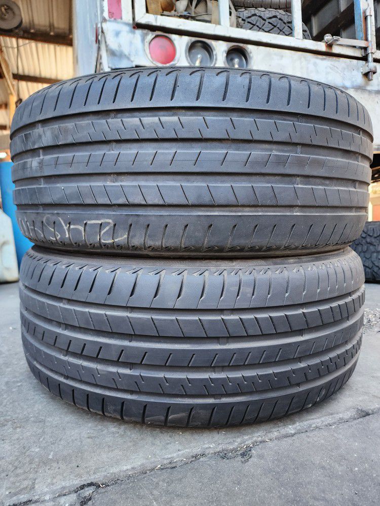 (2) 245 40 21 Bridgestone Run Flat Tires for Sale in Bell Gardens, CA  OfferUp
