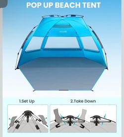 Pop Up Beach/Pool Sunshade