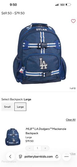 Pottery Barn Kids MLB LA Dodgers Mackenzie Backpack