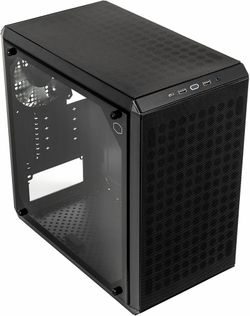NEW SEALED Cooler Master Q300L V2 Micro-ATX Tower PC Computer Desktop Case, Magnetic Patterned Dust Filter, USB 3.2 Gen 2x2 (20GB), Tempered Glass, CP