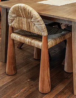 Rattan Dining Chairs x2