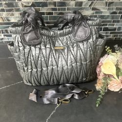 Timi and Leslie Marie Antoinette Grey Diaper Bag And Strap Only, No Accessories