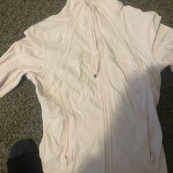 2 jackets: Lululemon jacket and pink play boy jacket