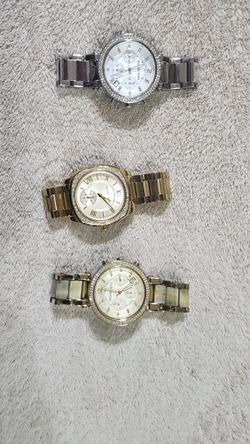  3 Michael Kors Watches 