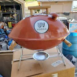 Football BBQ grill