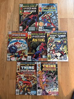 Marvel Team Up 55 65 66 68 Annual 1 Two In One 30 62 Comic 7 Book Lot Bronze Age