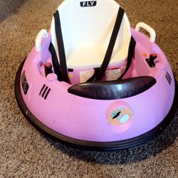Pink bumper car