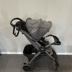 Chico Mini Bravo Plus Grey And Black Stroller