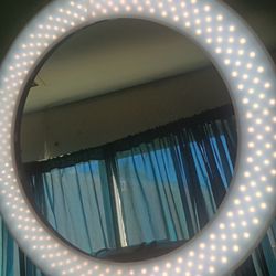 Content creator 18in led ring light with tripod