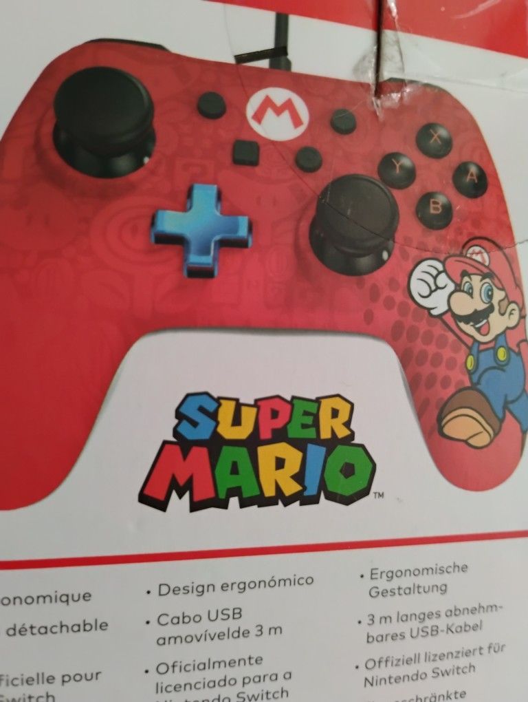 Super Mario Red Controller For the Switch 