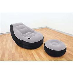 Inflatable Chair With Ottoman Thumbnail