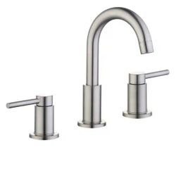 Glacier Bay
Dorind 8 in. Widespread Double-Handle High-Arc Bathroom Faucet in Brushed Nickel