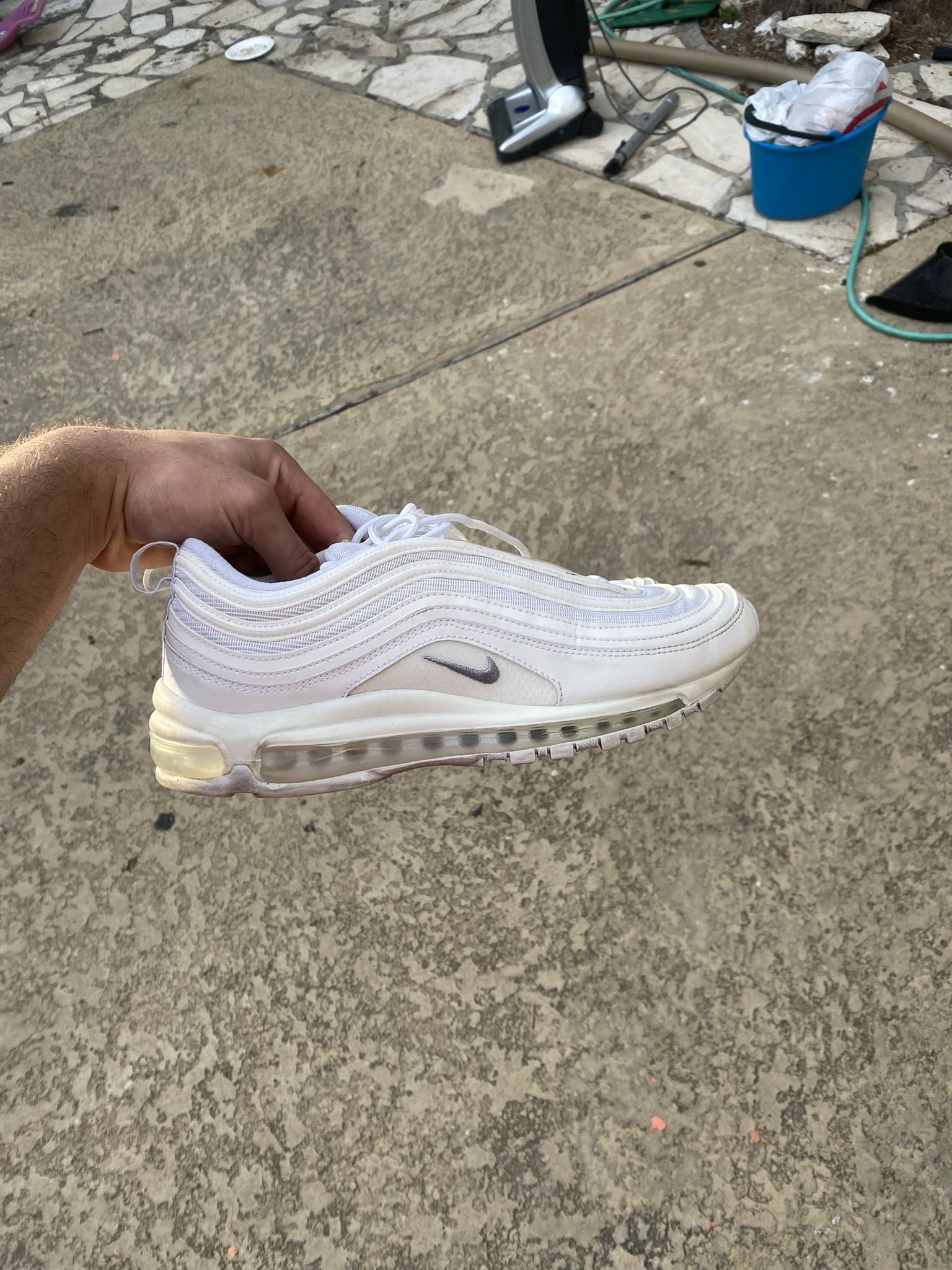 Air Max 97s “All White” Size 10