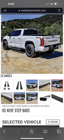 2022 Tundra Nerf Bars By Westin Automotive