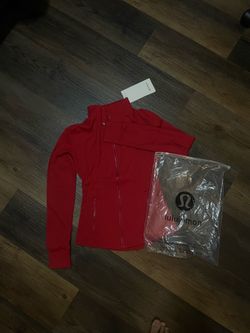 Brand New Lululemon Red Jacket - Size 4 (NWT)