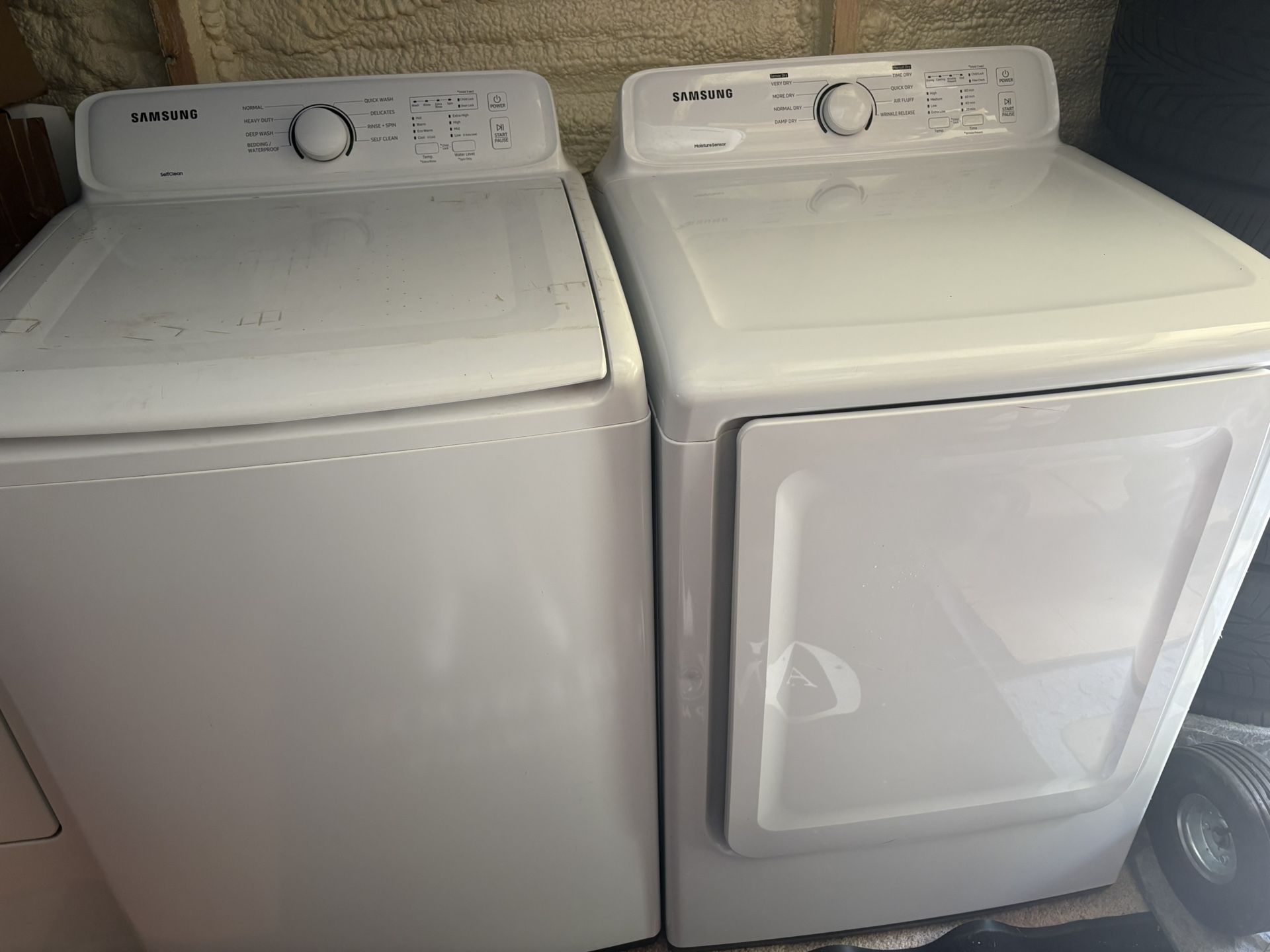 Samsung washer and dryer set, Used great condition