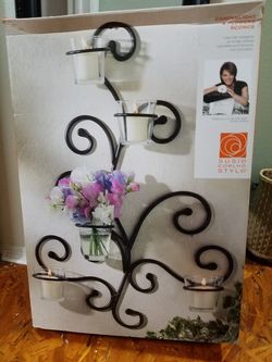 Rattan upright lamps and wall handle holder