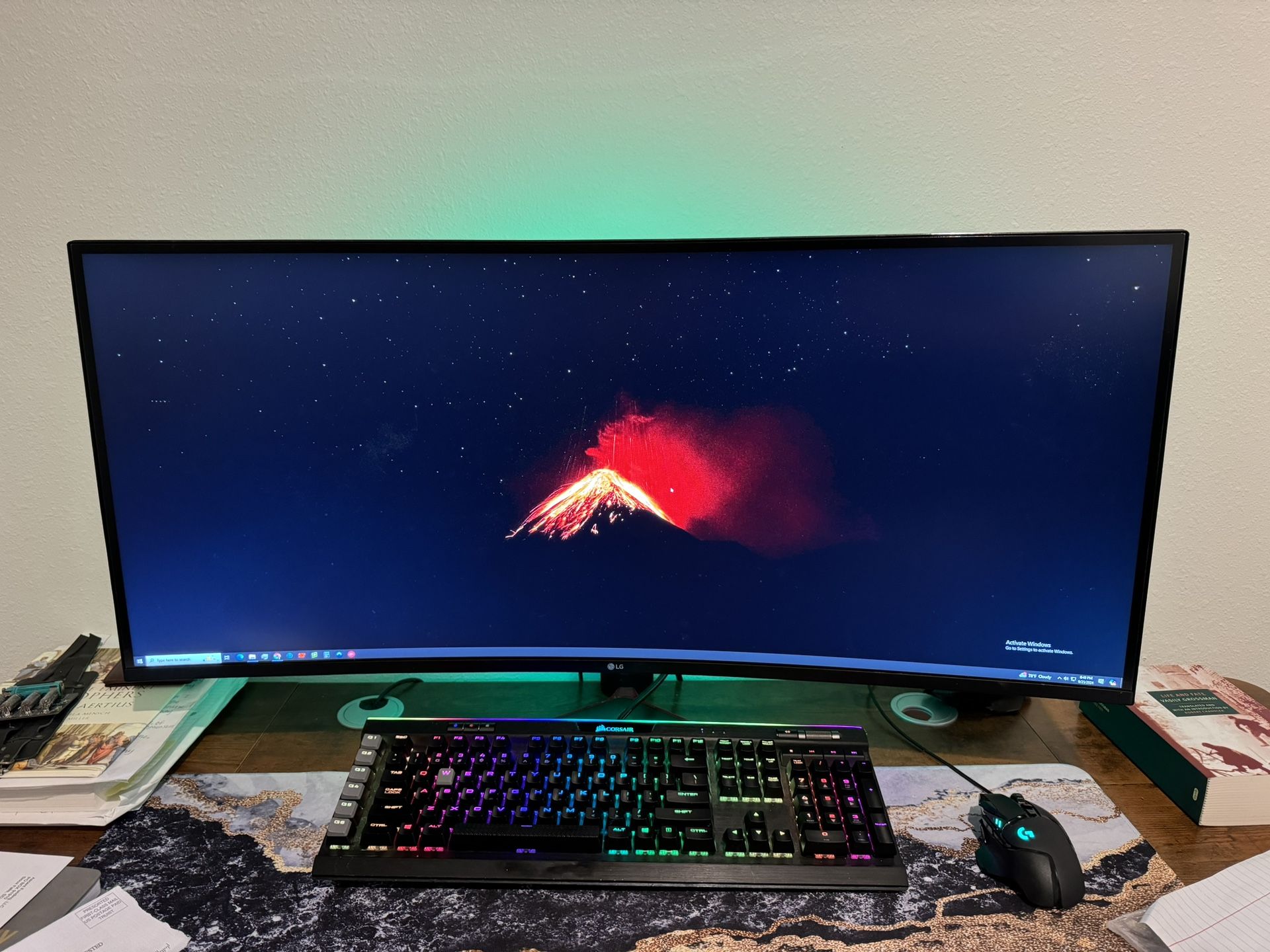 Full Ultra Gaming Setup - PC, Monitor, Keyboard, Mouse