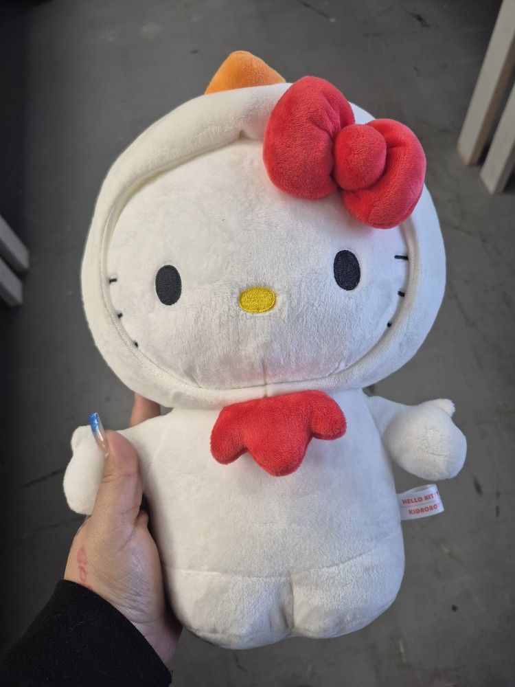 Hello Kitty Kidrobot Rooster Plush