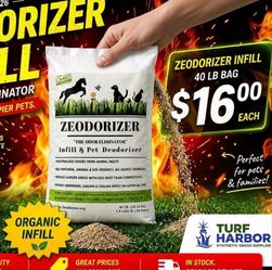 Zeodorizer Zeolite Pet Infill for Artificial Grass Turf