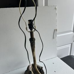 Vintage Deer Horn Lamp