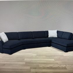 Blue sectional Sofa