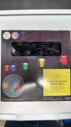 Flower Projection String Lights