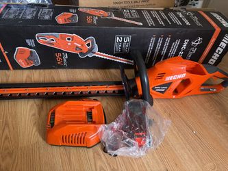 ECHO 56V 22 in. Double-Sided Reciprocating Cordless Battery Powered Hedge Trimmer with 2.5Ah Battery and Charger