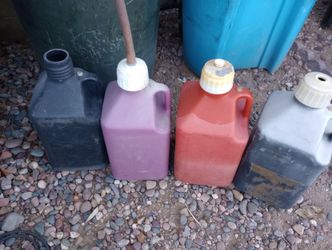 Old School Off-road Racing Gas Cans