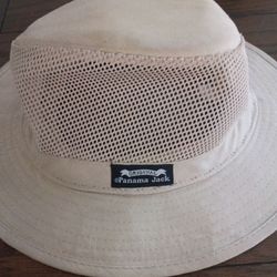 Panama Jack Mesh Crown Safari Sun Hat UPF 50 plus Protection