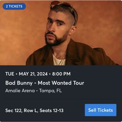 Bad Bunny- Most Wanted Tour Tampa