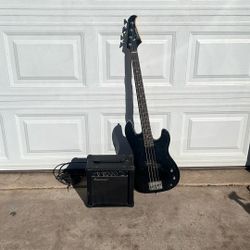 4 String Bass with Amp