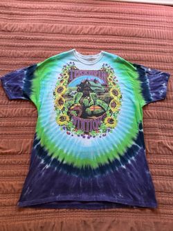 Grateful Dead Terrapin Station Tie Dye T-Shirt 4XL Liquid Blue