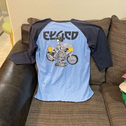 Size Large, Vintage, Champion, Motorcycle T-Shirt.
