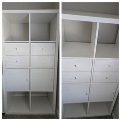 IKEA KALLAX Shelf Unit with Drawers & Cabinets