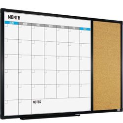 Magnetic white board + cork board 28x20