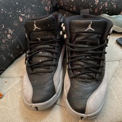 Retro  12 Black And Grey Retro Jordan’s