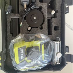 SEESE 12-Line Green Laser Level 3x360° Self-Leveling