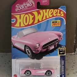 Hot Wheels The Barbie Movie Pink Corvette!