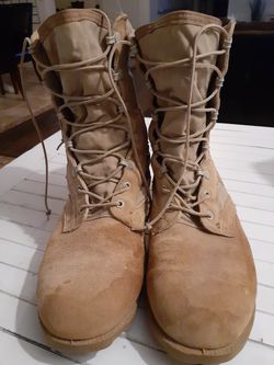 Boots Military, Desert Storm Size 8.5 Wide