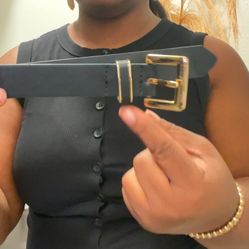 Black an Gold Belt