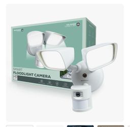 Merkury Wired Floodlight Camera with Spotlight