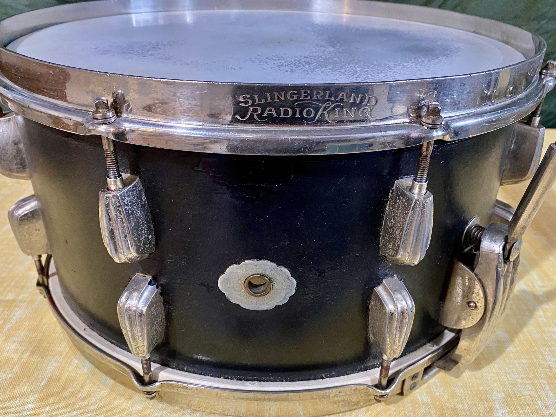 1940s Slingerland Radio King, Solid Maple Shell Snare 7x14”