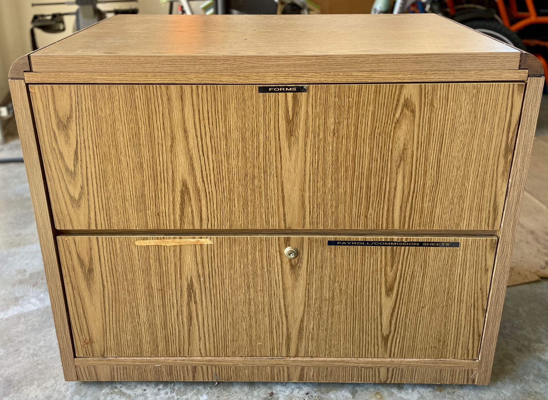 Wood Filing Cabinet