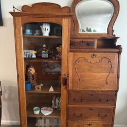 Antique Curio Cabinet