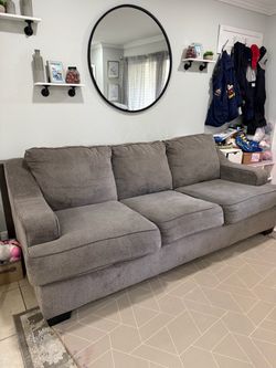 Gray Couch and Loveseat set
