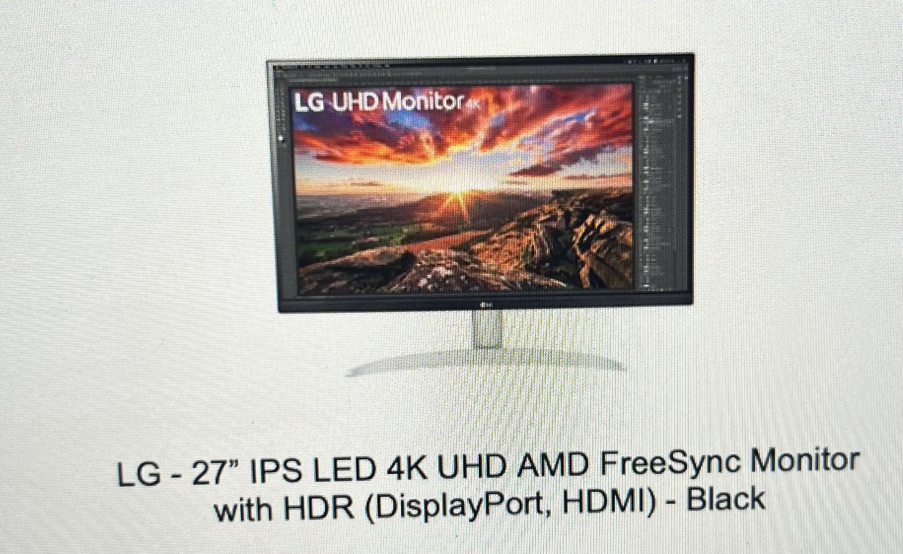 LG UHD Monitor 