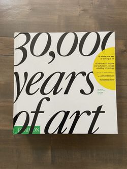 30,000 Years Of Art Book Huge Coffee Table Book Decor
