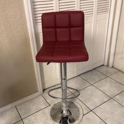 New Beautiful Swivel Adjustable  Barstool Or  Beauty Stool