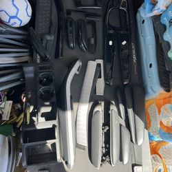 BMW E46 Interior Trim Piano black & Aluminum 